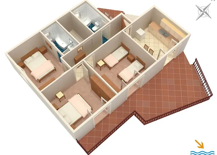 By The Sea Prozurska Luka, Mljet - 618 Appartement *